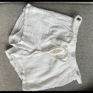 Womens white beach shorts
